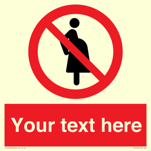 Custom prohibition not for pregnant women